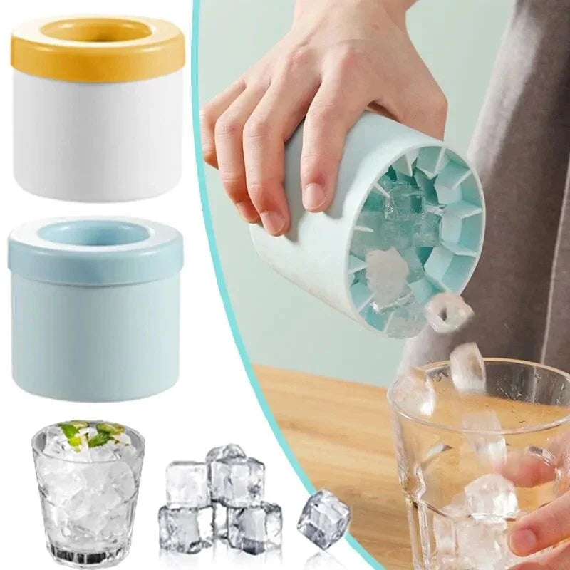 ChillDrop Ice Maker — Silicone Ice Bucket