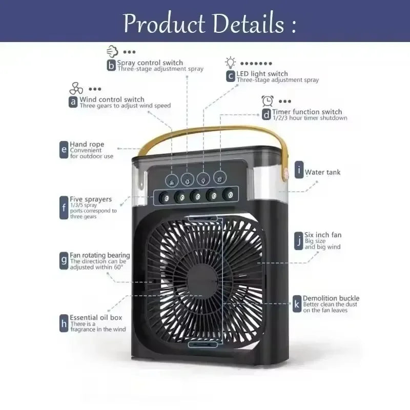 FrostWave Pro — Portable 3-in-1 Air Cooler